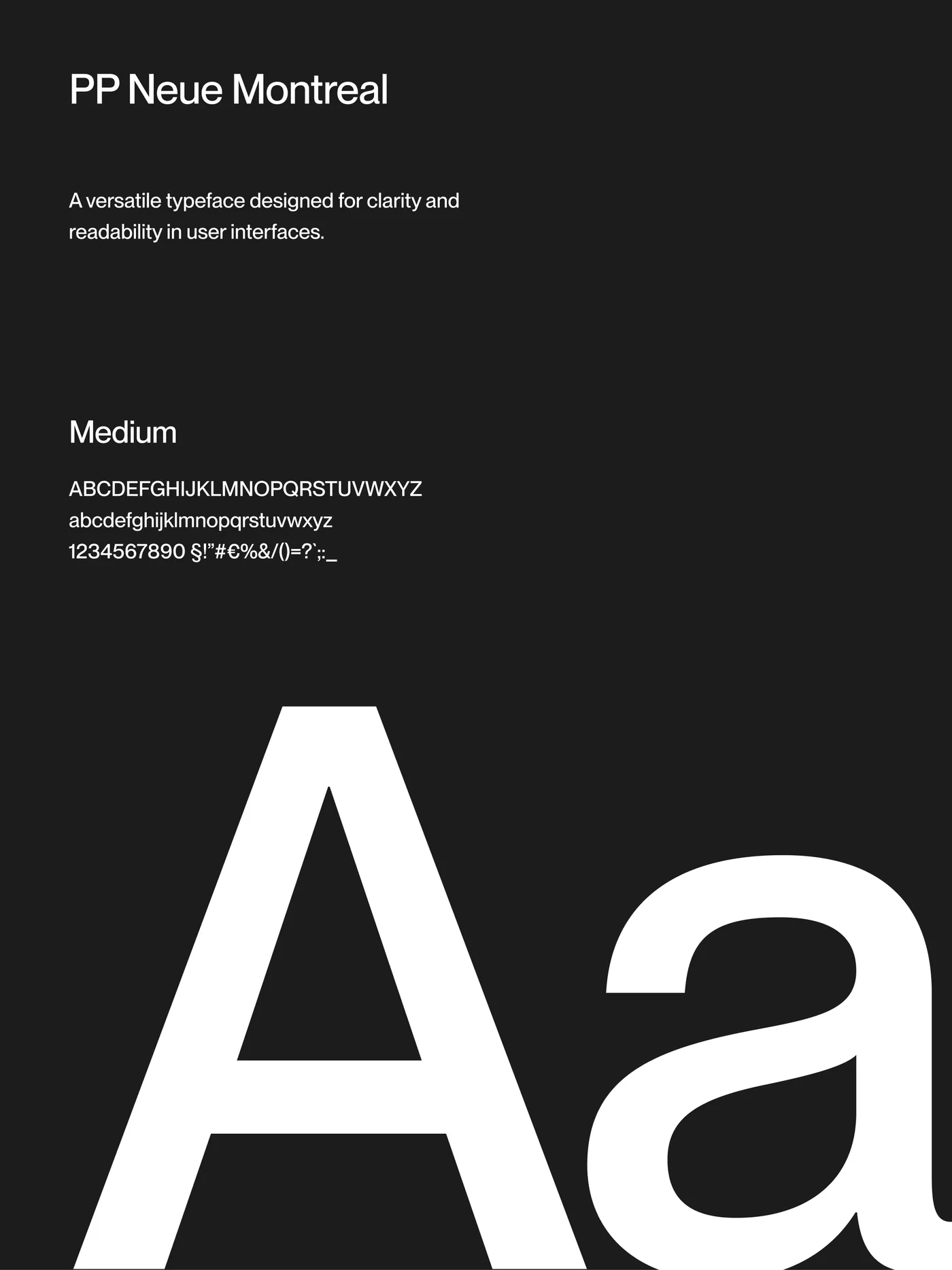 PP Neue Montreal, the Founders Growth Club typeface