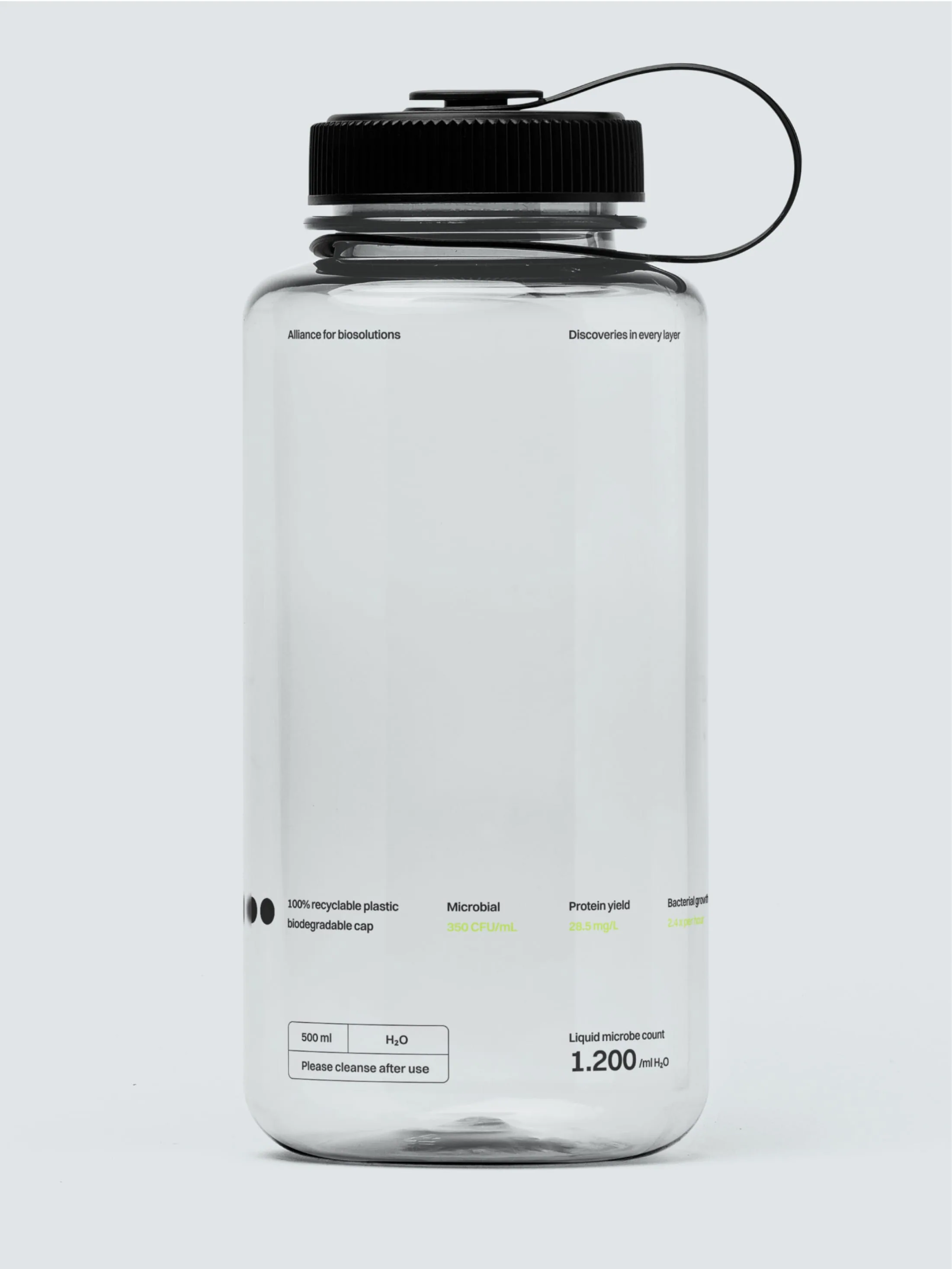 Alliance for Biosolutions water bottle