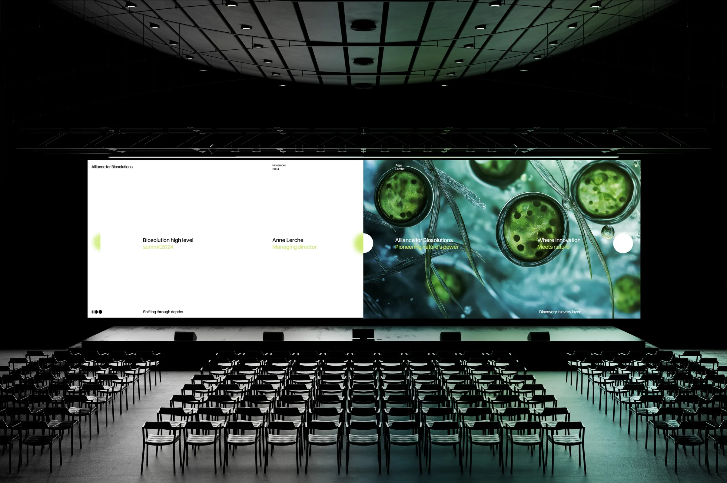 Alliance for Biosolutions conference stage
