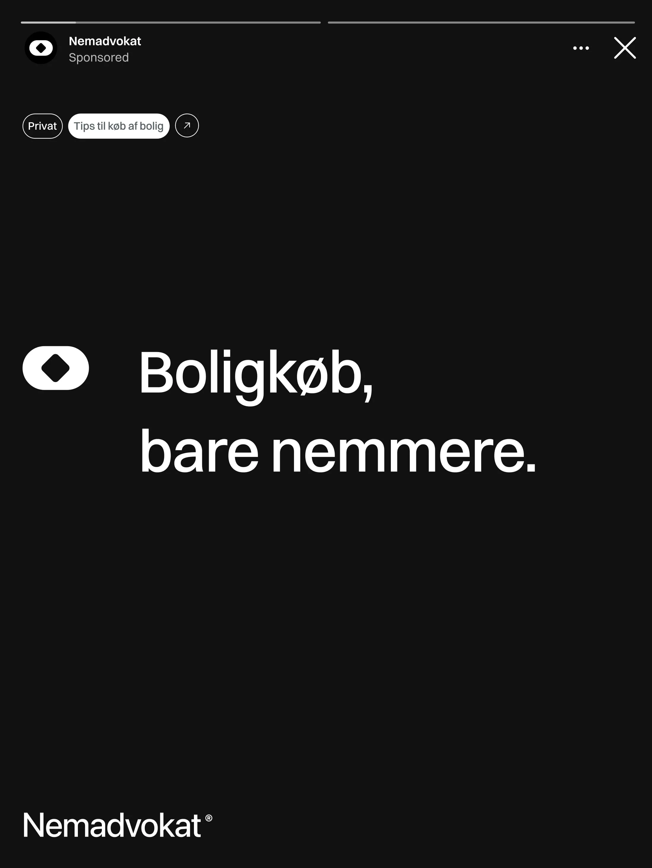 Nemadvokat social story — Boligkøb, bare nemmere.